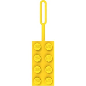LEGO Bag Tag 2×4 – Blue(Yellow)