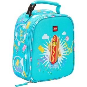 LEGO CHARACTER Lunch Box, Insulated Soft Reusable Lunch Bag Meal Container for Boys and Girls, Perfect for School or Travel, Meal Tote – BUTTERFLY GIRL(Turquoise)
