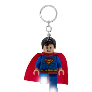 LEGO DC Super Heroes Large 3 Inch Tall Figure Keychain Light – Superman (KE39H)