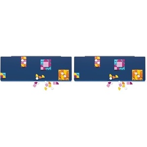 LEGO DOTS Stationery Pencil Box (52799) | Back to School accessory, Pencil Case(3 x 1.25 x 8 (Pack of 2))