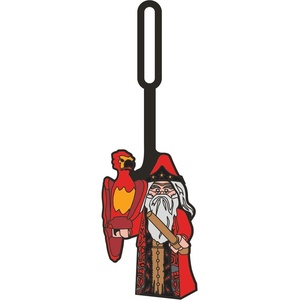 LEGO Harry Potter Silicone Bag Tag – Professor Dumbledore (53255) | Luggage Tag for Travel, Suitcase, Backpack, Summer Beach Bag