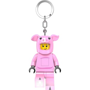 LEGO Keychain Light – Piggy Girl (KE212H) Large 3 Inch Tall | Bag charm with LED light