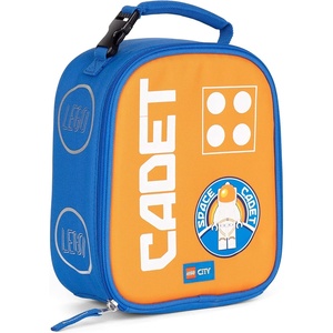 LEGO Kids City Heritage Classic Lunch Box, Insulated Soft Reusable Lunch Bag Meal Container for Boys and Girls, Perfect for School, or Travel, Meal Tote to Keep Food and Drinks Cold, Soccer Goal(Space Cadet)