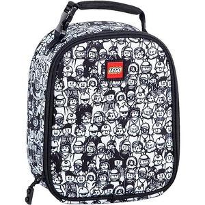 LEGO Kids Heritage Classic Lunch Box, Insulated Soft Reusable Lunch Bag Meal Container for Boys and Girls, Perfect for School or Travel, Meal Tote Keeps Food and Drinks Cold with Buckle, Color Me(Color Me)