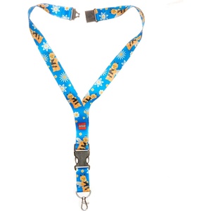 LEGO Lanyard, Neck Strap for Key Chains, Detachable Lanyard for Phone, Keys, ID Badge, with clasp and Quick Release Buckle(Bee Girl)