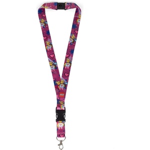 LEGO Lanyard, Neck Strap for Key Chains, Detachable Lanyard for Phone, Keys, ID Badge, with clasp and Quick Release Buckle(Butterfly Girl)