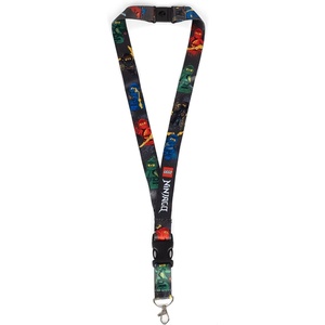LEGO Lanyard, Neck Strap for Key Chains, Detachable Lanyard for Phone, Keys, ID Badge, with clasp and Quick Release Buckle(Team)