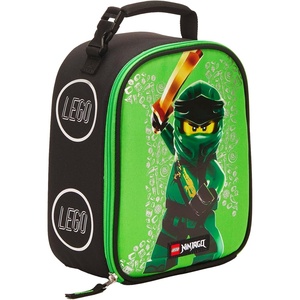 LEGO NINJAGO Lunch Box, Insulated Soft Reusable Lunch Bag Meal Container for Boys and Girls, Perfect for School, or Travel, Meal Tote to Keep Food and Drinks Cold, Future Green(Hero Green)