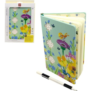 LEGO Reclaim & Recycle Notebook with Gel Pen – Botanical (53502) | A5 Notebook, Dotted Ivory Pages