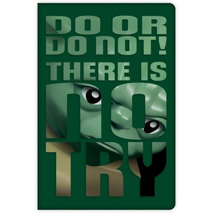 LEGO Star Wars Softcover Notebook – Yoda (52219), 192 lined pages