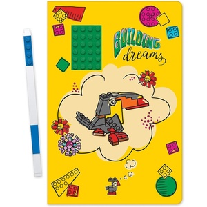 LEGO Stationery Building Dreams Notebook and Blue Gel Pen Set (52525)
