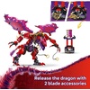 LEGO NINJAGO Thunderfang Dragon of Chaos Building Toy for Kids Ages 8+ – Dragon Rising Playset with 6 Minifigures and Poseable Figure – Birthday Gift Idea for Boys and Girls – 71832