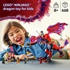 LEGO NINJAGO Thunderfang Dragon of Chaos Building Toy for Kids Ages 8+ – Dragon Rising Playset with 6 Minifigures and Poseable Figure – Birthday Gift Idea for Boys and Girls – 71832