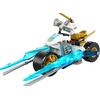 LEGO NINJAGO Zane’s Ice Motorcycle Toy with 1 Minifigure Included, Buildable Model Vehicle, Ninja Gift for Kids Ages 7 and Up, 71816