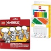 IQ LEGO Ninjago Coloring Sticky Note with LEGO 10 Pack Marker Bundle