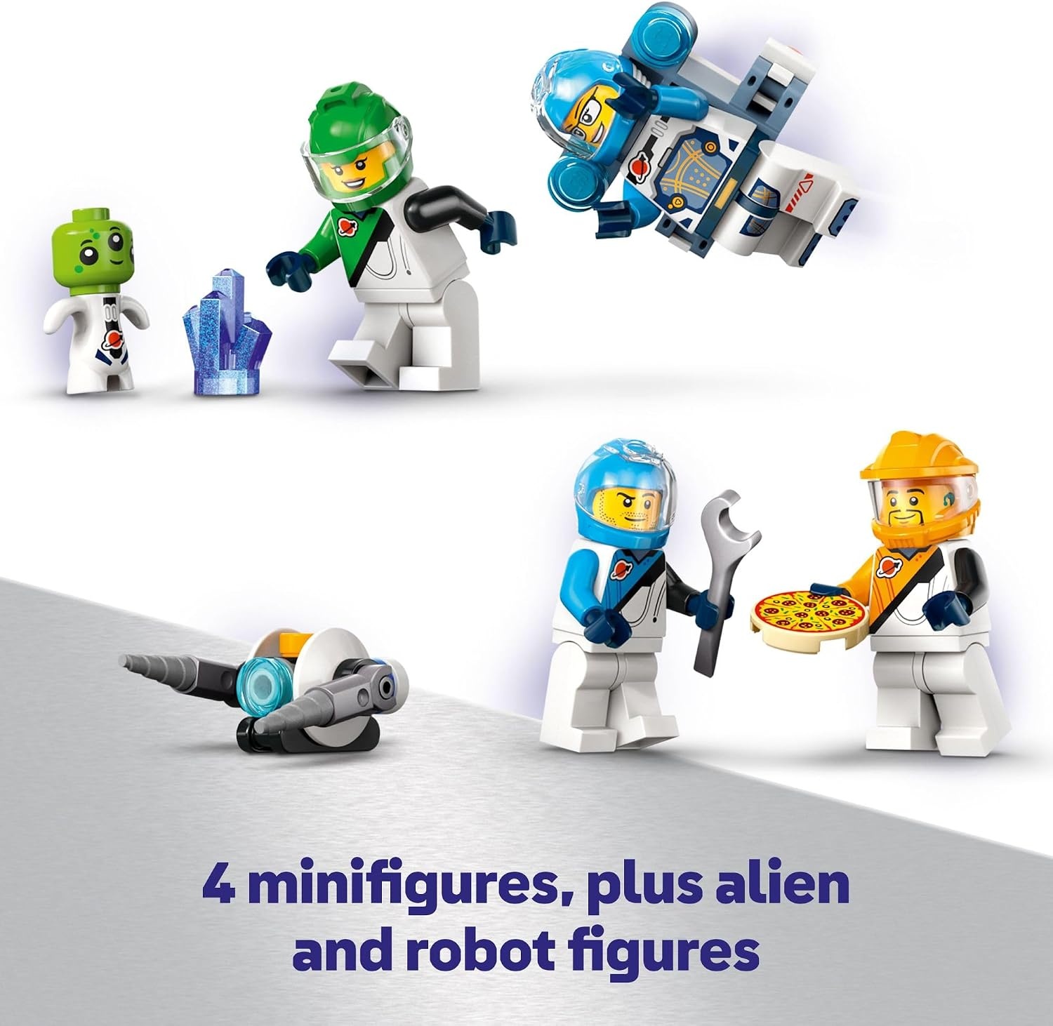 image:imageLEGO City Modular Galactic Spaceship Toy Buildable Space Toy for Kids Boys and Girls Ages 7 Includes 4 Astronaut Minifigures amp Alien Figure Gift Idea for Birthdays and Holidays 60446