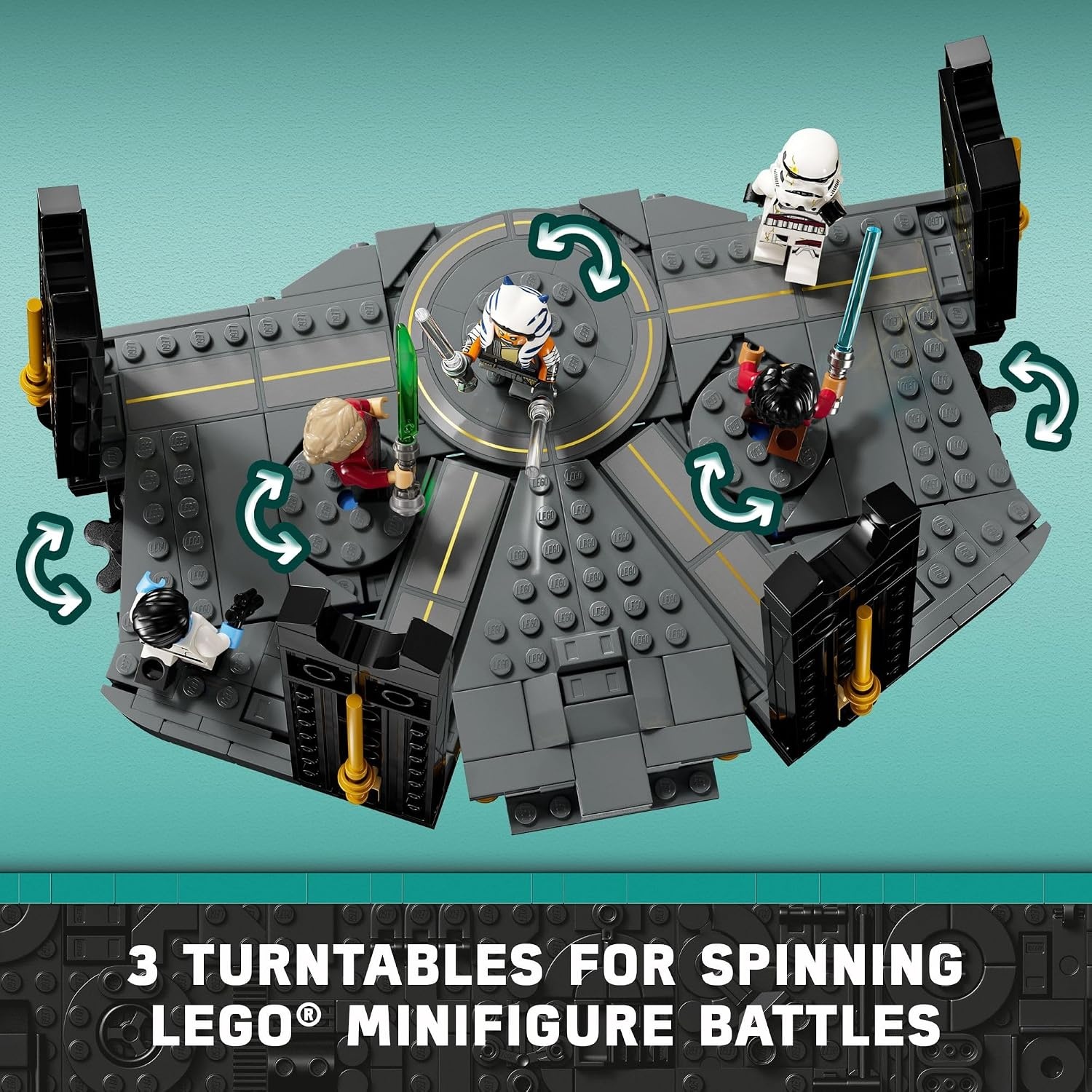 image:imageLEGO Star Wars Ahsoka Tanos Duel on Peridea Building Toy for Kids Collectible Toy with 5 Star Wars Minifigures Including Grand Admiral Thrawn amp Ahsoka Fun Gift for 8 Year Old Boys amp Girls 75385