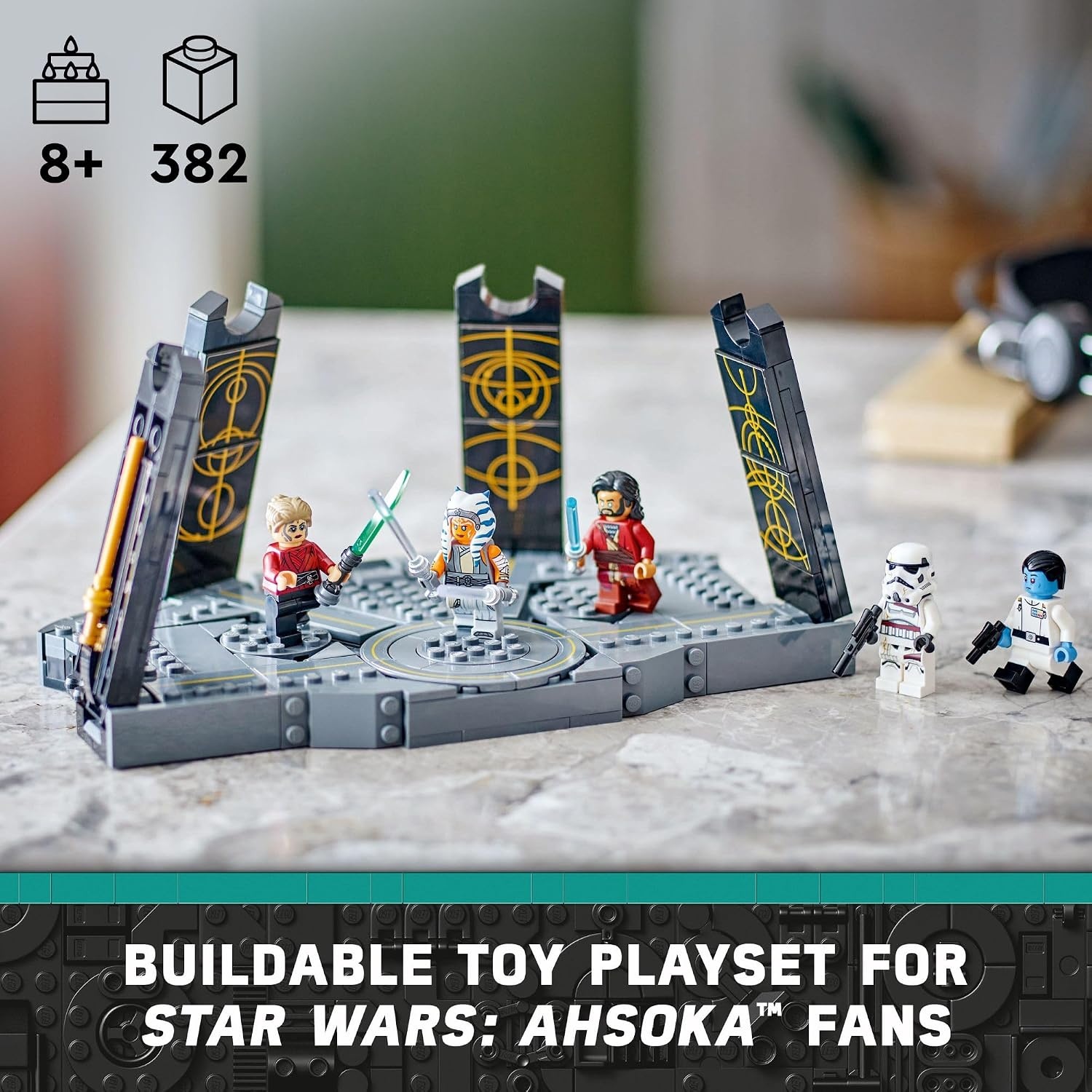 image:imageLEGO Star Wars Ahsoka Tanos Duel on Peridea Building Toy for Kids Collectible Toy with 5 Star Wars Minifigures Including Grand Admiral Thrawn amp Ahsoka Fun Gift for 8 Year Old Boys amp Girls 75385
