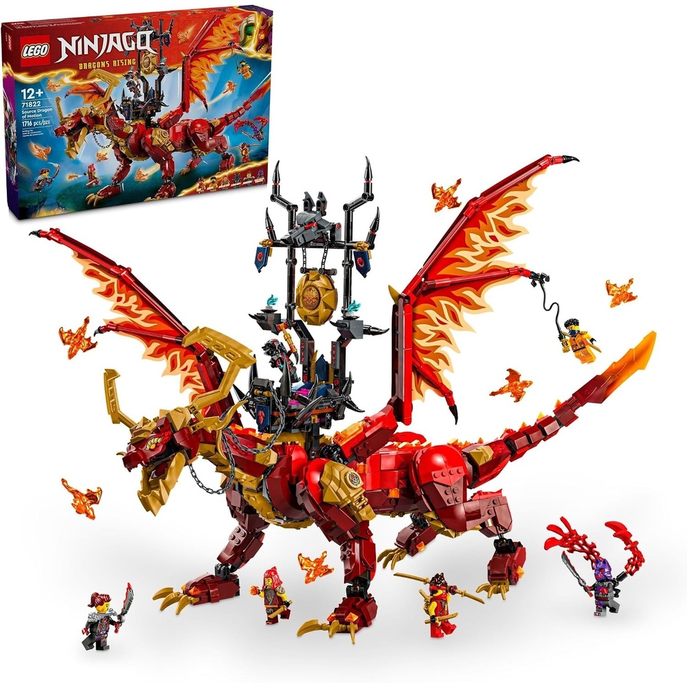 image:imageLEGO NINJAGO Source Dragon of Motion Adventure Toy for Kids Ninja Playset for Independent Play with 6 Minifigures Birthday Gift for Boys and Girls Ages 12 and Up 71822