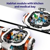 LEGO City Modular Galactic Spaceship Toy – Buildable Space Toy for Kids, Boys and Girls, Ages 7+ – Includes 4 Astronaut Minifigures & Alien Figure – Gift Idea for Birthdays and Holidays – 60446