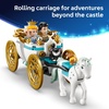 LEGO Disney Princess Cinderella’s Castle & Horse Carriage Playset – Princess Castle Building Toy for Kids, Girls and Boys, Ages 6+ – with 2 Minidolls – Gift Idea for Birthdays – 43275