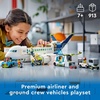 LEGO City Passenger Airplane Toy – Building Set for Boys & Girls, Ages 7+ – Educational Gift for Kids – W/Buildable Vehicle Toys & 9 Minifigures – 60367(Standard Packaging)