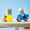 LEGO DUPLO Town Rescue Police Motorcycle 10967 Toy for Toddlers, Boys & Girls 2 Plus Years Old, with Police Officer and Dog Figure, Early Development Toys(Motorcycle Toy)