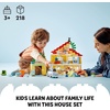 LEGO DUPLO Town 3 in 1 Family House 10994 Educational STEM Building Toy Set, Gift for Christmas for Toddlers Ages 3 and Up, Car Toy and 3 Floor House Lets The Whole Family Build, Play and Learn(Frustration-Free Packaging)