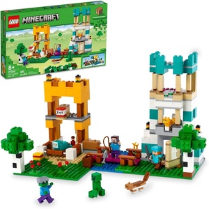 LEGO Minecraft The Crafting Box 4.0 Building Toy – Pretend Playset for Boys & Girls, Ages 8+ – Gift for Birthdays – Minecraft Toy for Kids & Video Game Fan – 21249(Standard Packaging)