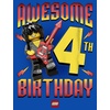Fifth Sun Kids’ Awesome Lego Birthday 4(Royal Blue)