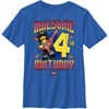 Fifth Sun Kids’ Awesome Lego Birthday 4(Royal Blue)