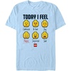 Fifth Sun Men’s Expressions of Lego Lady(Light Blue)