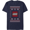 Fifth Sun Men’s Lego Ugly Sweater(Navy Blue)