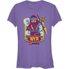 Fifth Sun Women’s Lego Ninjago NYA Badge Junior’s Short Sleeve Tee Shirt(Purple)