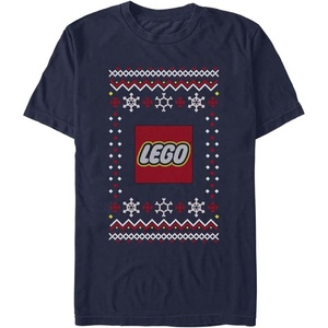 Fifth Sun Men’s Lego Ugly Sweater(Navy Blue)