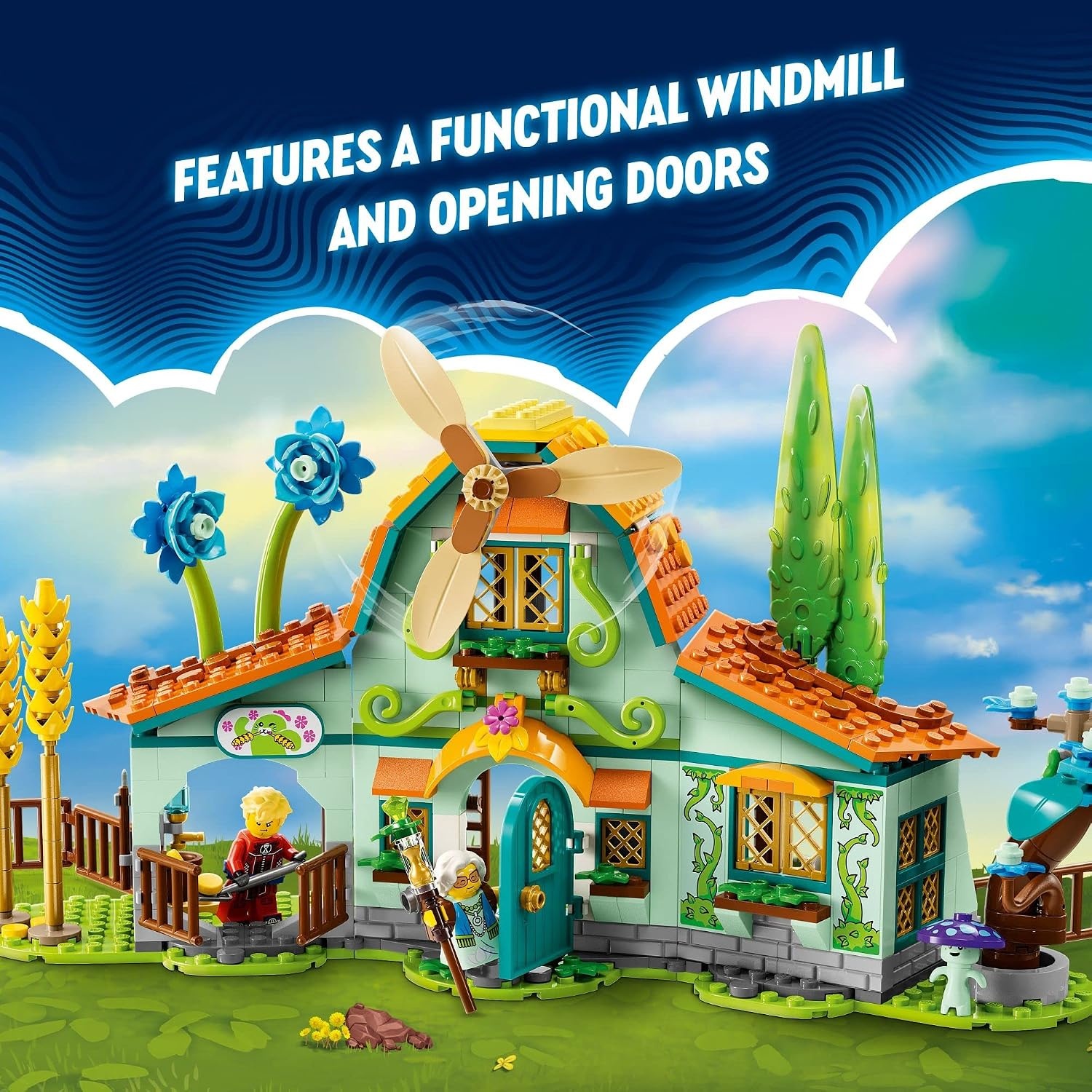 image:imageLEGO DREAMZzz Stable of Dream Creatures 71459 Fantasy Animal Toy Set for Kids 2 Building Options to Create Mythical Flying Pegasus or Forest Guardian Unique Gift for 8 Year OldsStandard Packaging