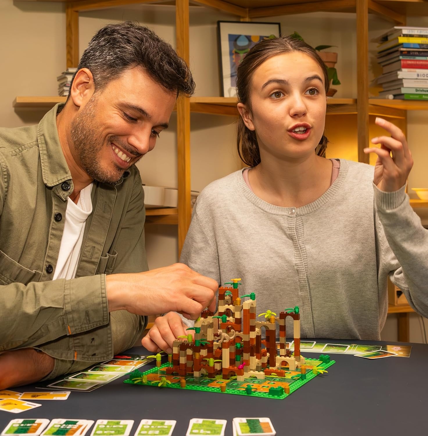 image:imageAsmodee Monkey Palace Brick Building Strategy Game 24 Players