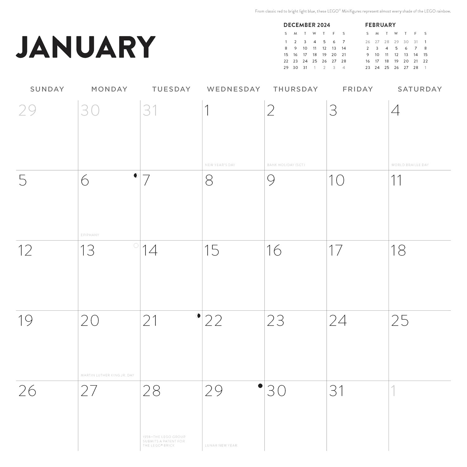 image:imageLEGO 2025 Wall Calendar