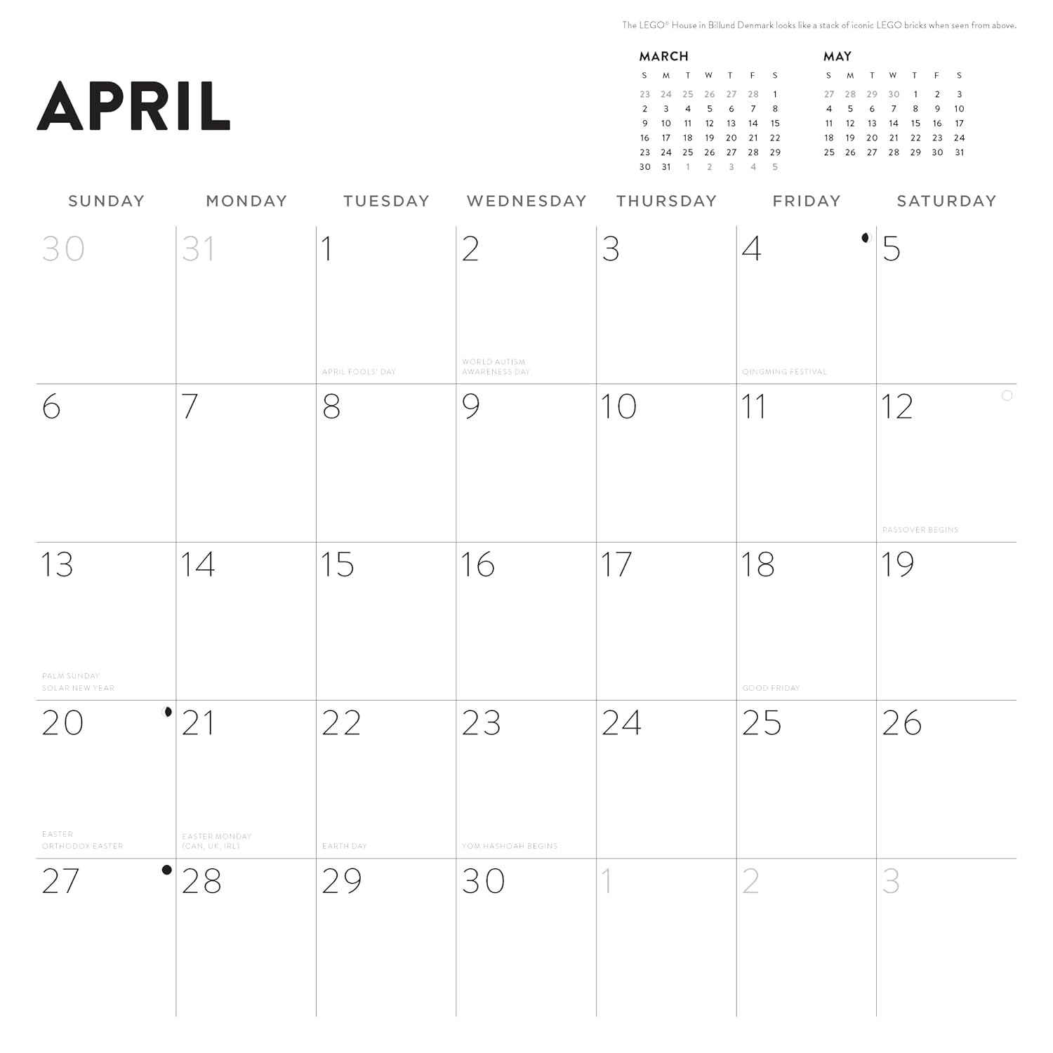 image:imageLEGO 2025 Wall Calendar
