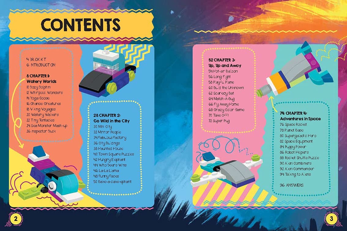 image:imageLEGO Books 5Minute Builds 100 Quick Model Build Ideas Basic Brick Kit and Awesome Activities to Inspire Imagination and Creativity
