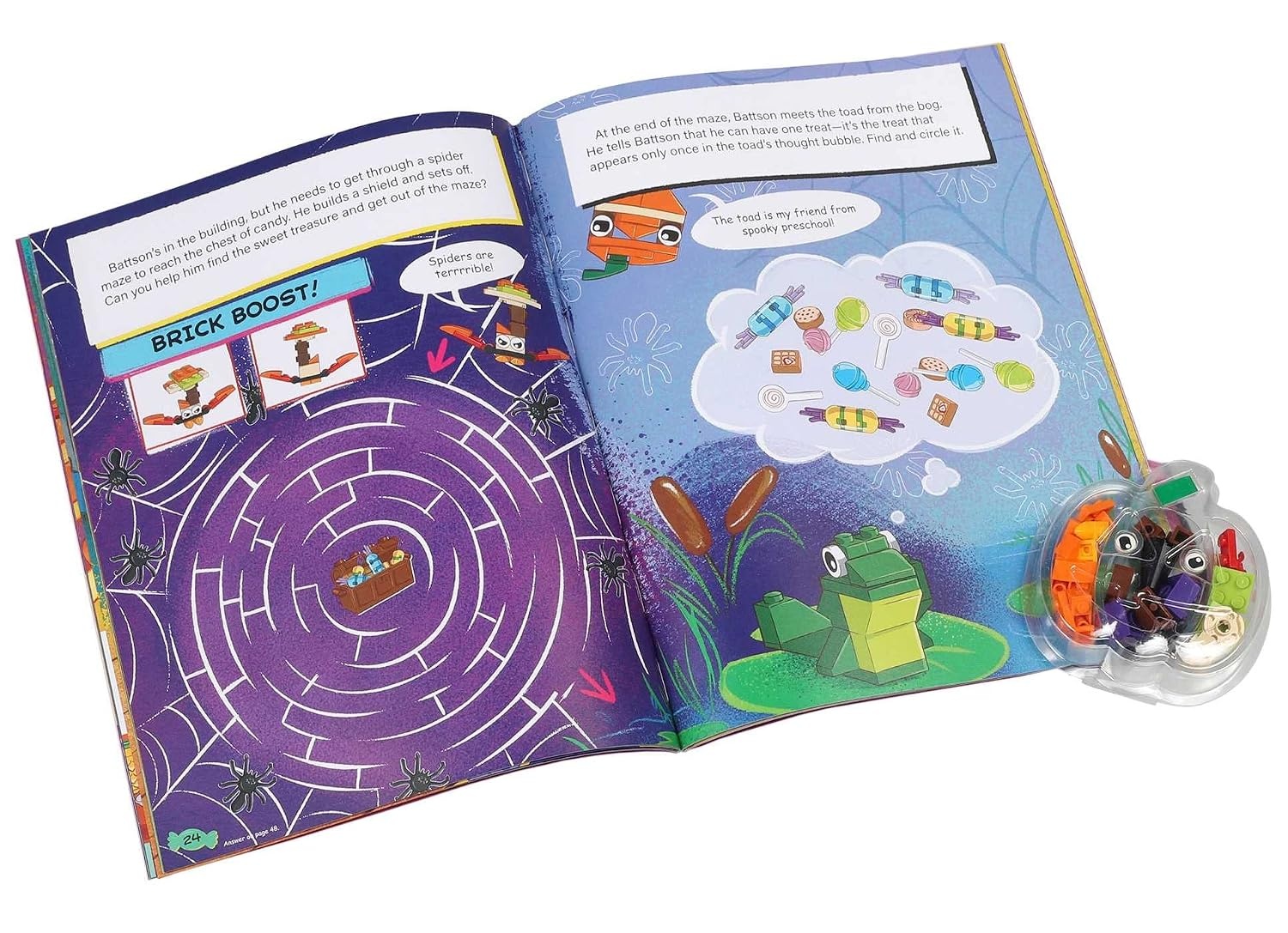 image:imageLEGO Books Build Halloween Fun Activity Book with Minifigure