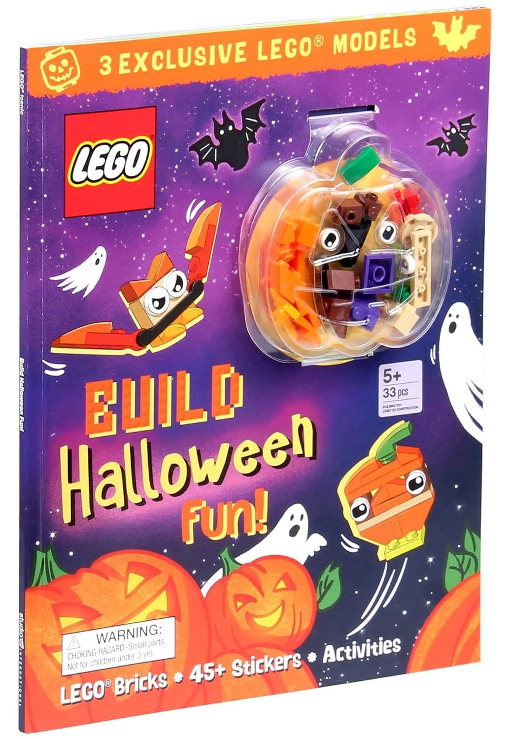 image:imageLEGO Books Build Halloween Fun Activity Book with Minifigure