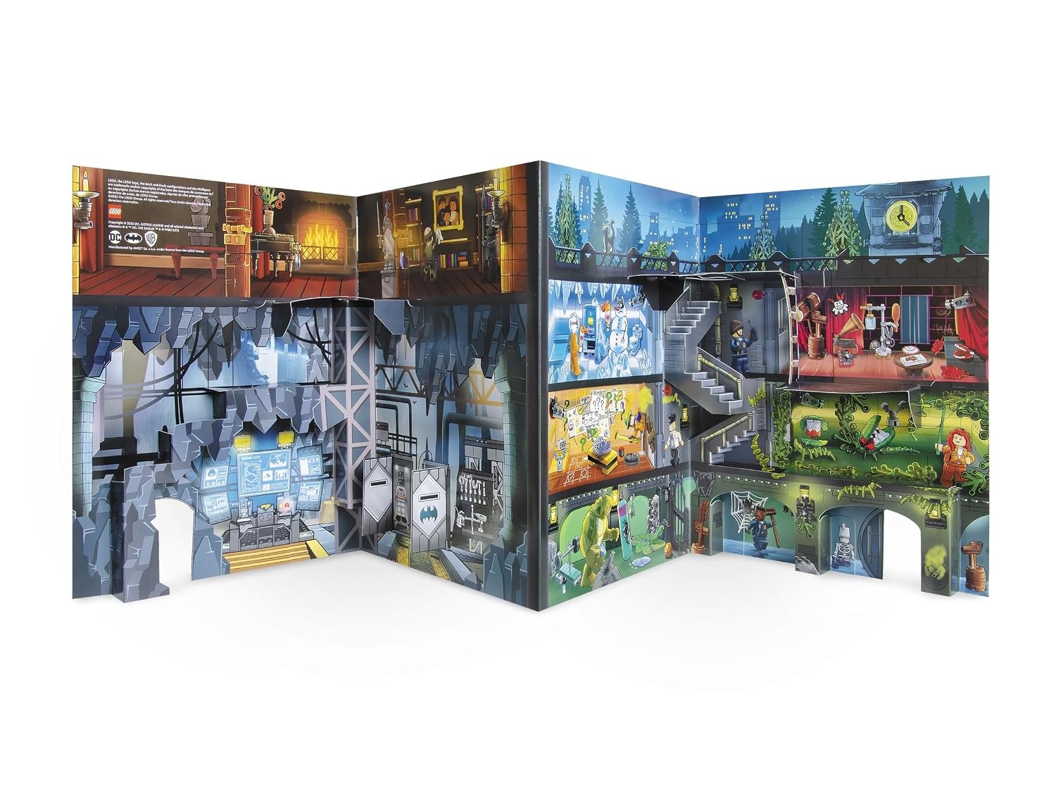 image:imageLEGO DC Super Heroes Batman VS Harley Quinn Activity Book with Fun Activities PopUp Play Scene and 2 LEGOR Minifigures to Inspire Imagination and Creativity