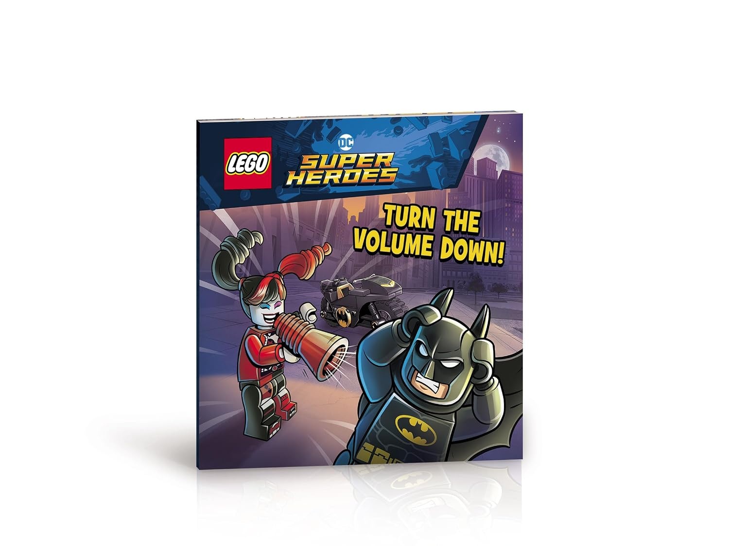image:imageLEGO DC Super Heroes Batman VS Harley Quinn Activity Book with Fun Activities PopUp Play Scene and 2 LEGOR Minifigures to Inspire Imagination and Creativity