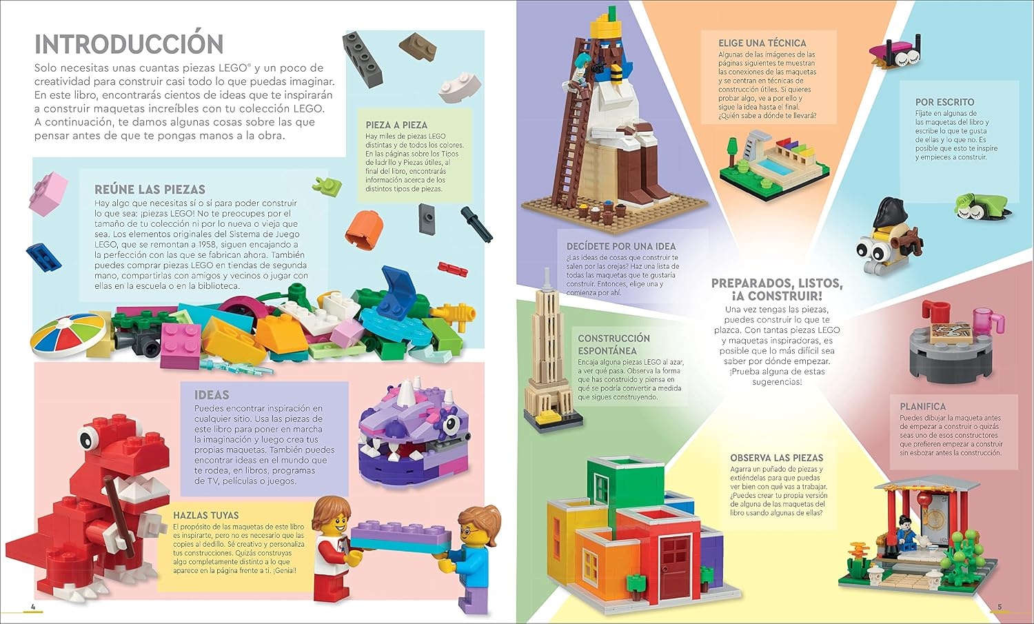 image:imageLEGO El libro de las ideas nueva edicion The LEGO Ideas Book New Edition Con modelos nuevos Construye lo que quieras Spanish Edition