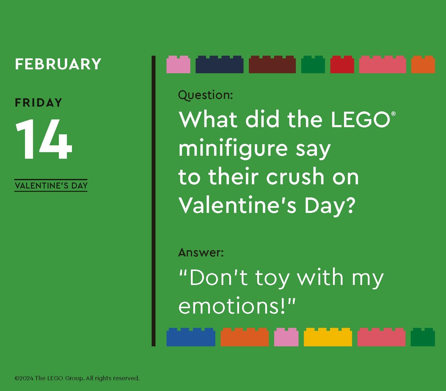 image:imageLEGO Fun Every Day 2025 Daily Calendar