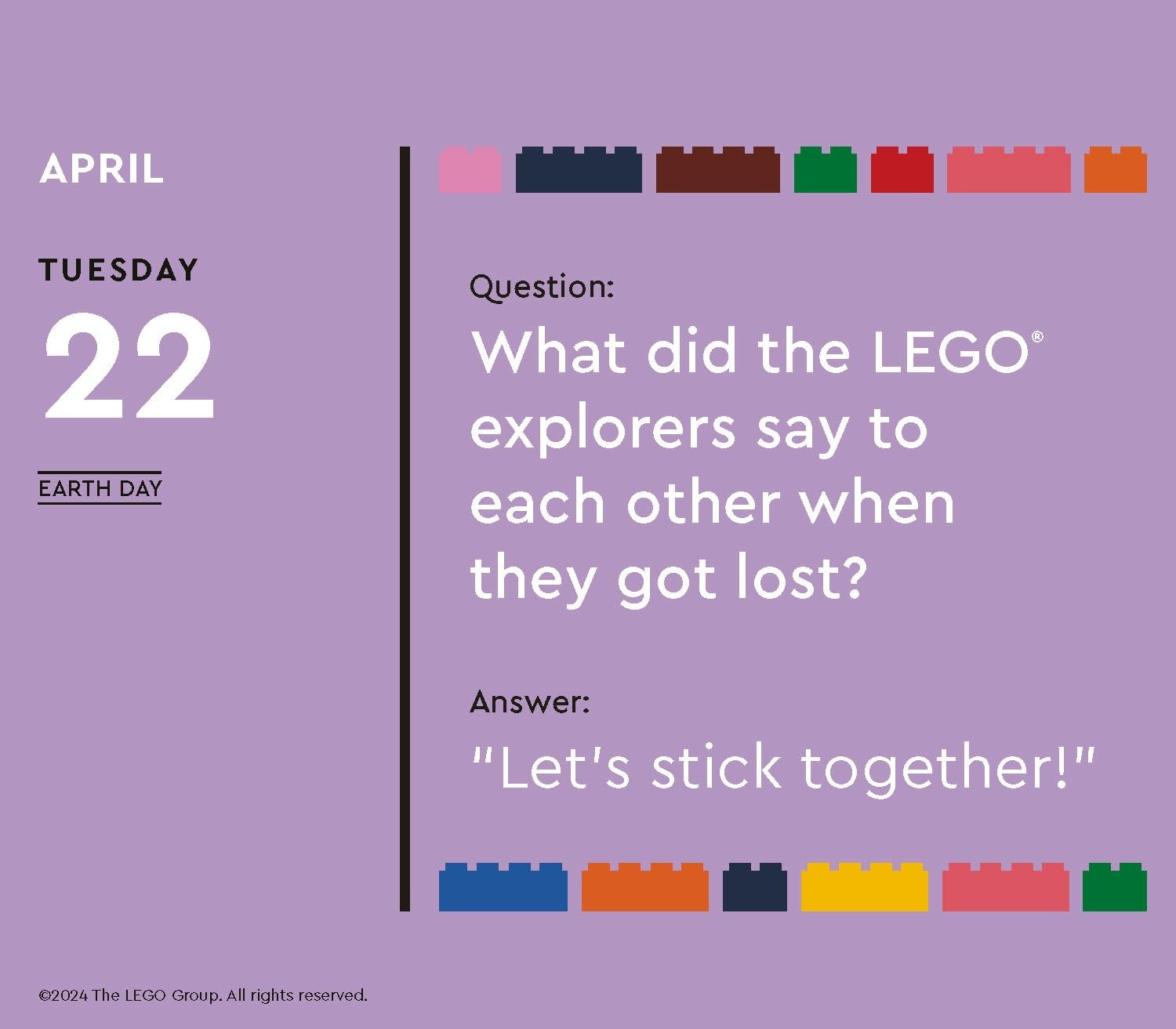 image:imageLEGO Fun Every Day 2025 Daily Calendar