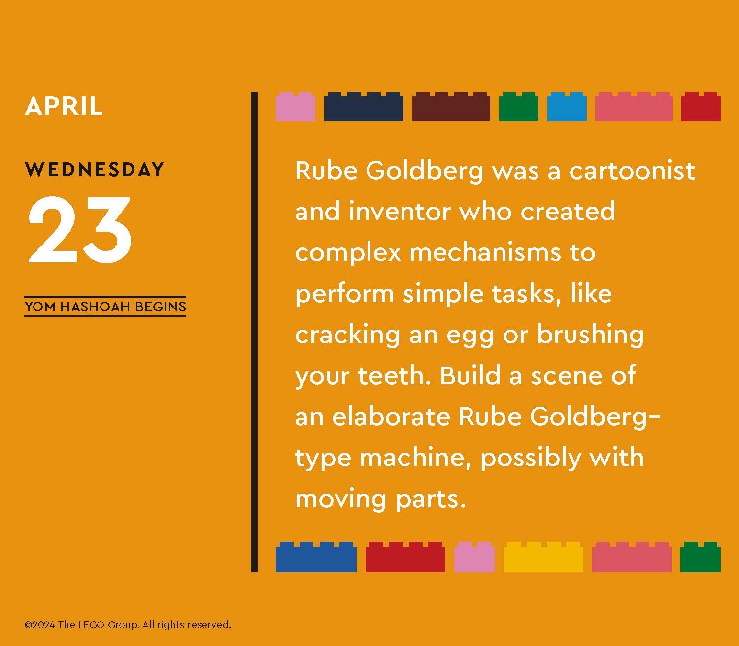 image:imageLEGO Fun Every Day 2025 Daily Calendar