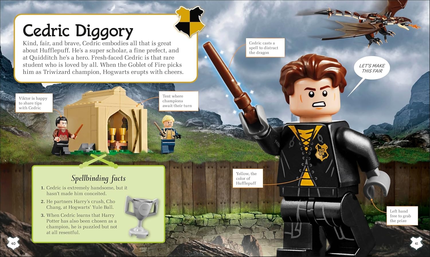 image:imageLEGO Harry Potter A Spellbinding Guide to Hogwarts Houses With Exclusive Percy Weasley Minifigure