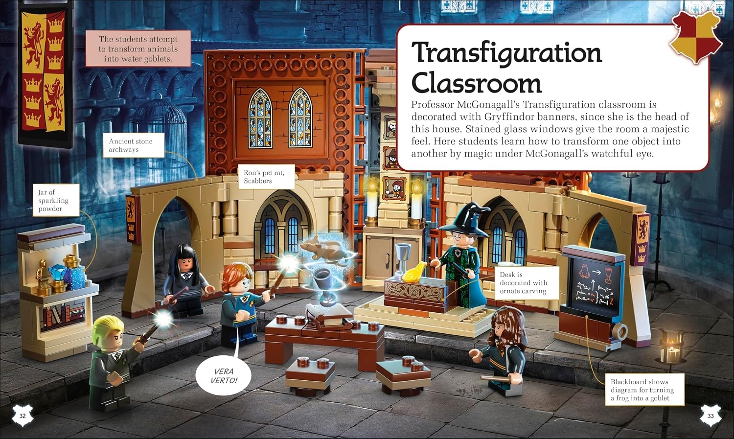 image:imageLEGO Harry Potter A Spellbinding Guide to Hogwarts Houses With Exclusive Percy Weasley Minifigure